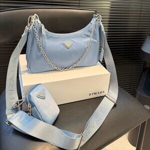 Prada handheld shopping bags, shoulder bags